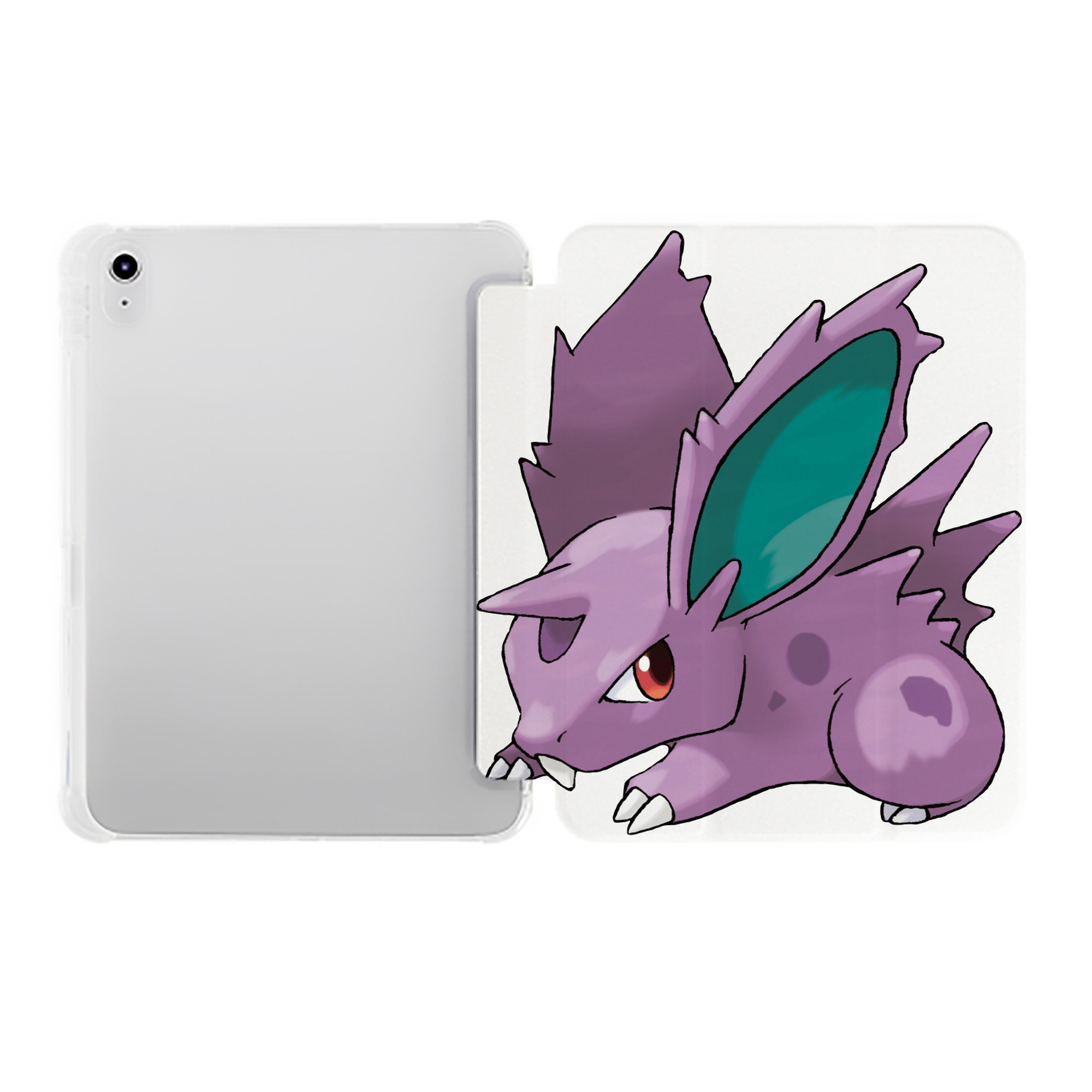 （画像用） ポケットモンスター Pokémon IPad ケース ペン収納付き 三つ折りスタンド PUレザー×シリコン 対応機種9.5/10.5/10.9インチ